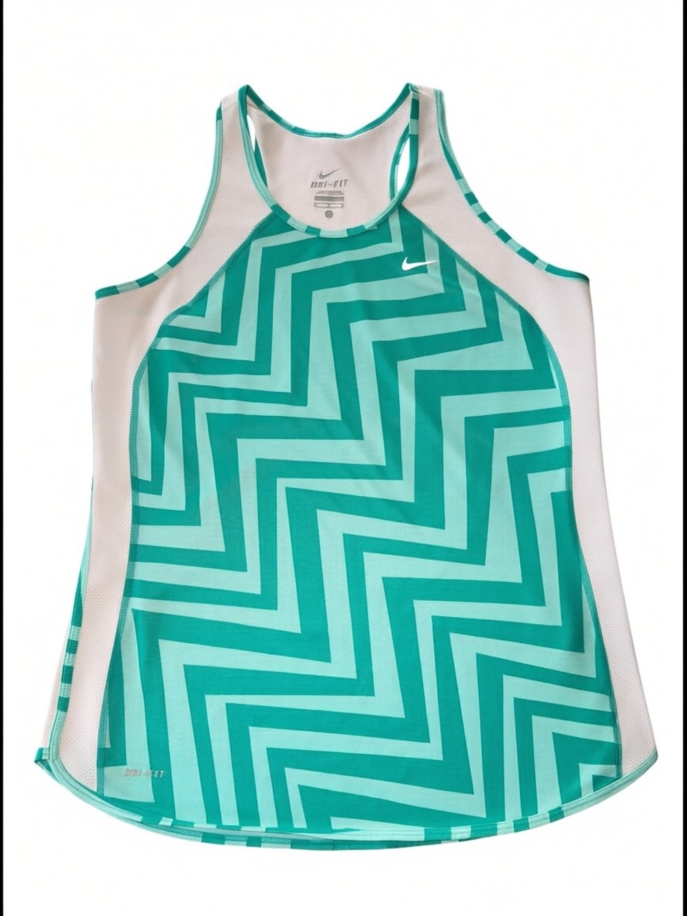 Nike Dri-FIT Chevron Print Racerback Athletic Tank Top Size M